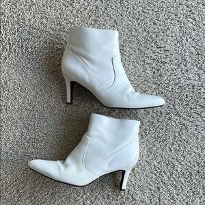 White Ankle Boots by Naturalizer
